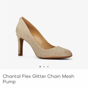 MICHAEL Michael Kors Chantal Flex Pump in Pale Gold - Size 9.5
